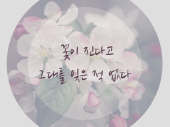 [콩택] 꽃이 진다고 그대를 잊은 적 없다 2