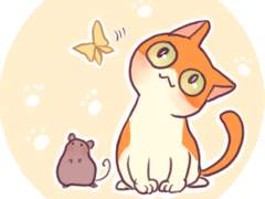 호수 라이스 냥식스와 학교 냥이