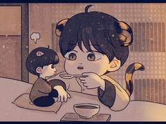 백님이 호서연가 그림을 선물해주셨어요😭💜