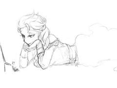 램프의 요정 엘사 보고싶다 3