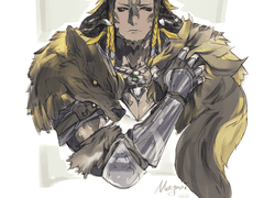 파판14 아짐npc 팬아트