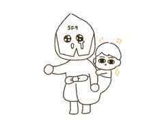 어부바해서 자랑하고 싶은 상횩이.. ㅜㅜ