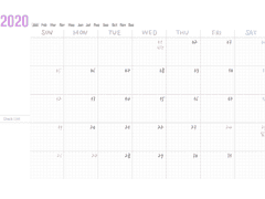 2020 ARMY 굿노트 다이어리(먼슬리)