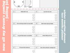 Blooming days ver. 시간계획표 / 단어장 / 방학계획표 / The war ver. 먼슬리 계획표