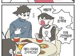 고기반찬 비행기