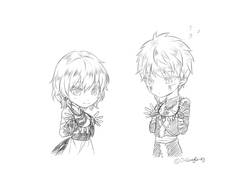 [연화&신아] sd로 끄적거렸던 낙서.