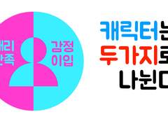 캐릭터의 두가지 사용용도