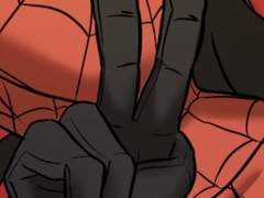 셀카 찍는 덷거미/얼티밋 낙서