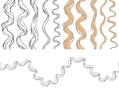 [클립스튜디오,클튜] 머리카락 브러쉬