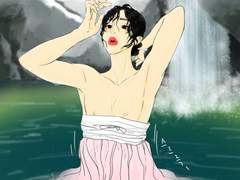 김과부_계곡물_목욕 《더쿠덕님 리퀘》