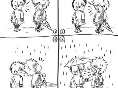 바쿠토도 낙서, 신호등조 그림, 낙서