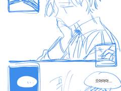 룸메이트와 기숙사와 창문[콘티] -1