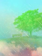 무른 바람이 부는 언덕 위에