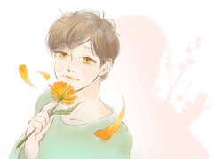 [사쿠니노] 벚꽃과 마리골드