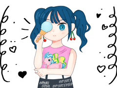 여자 아이돌 그림