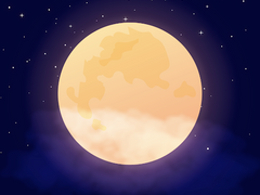 보름달이 뜬 밤
