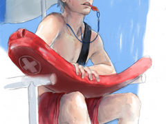 운동하는 피터 낙서