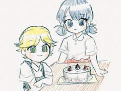 [레이디버그/아드마리] 어느 작은 빵집에서