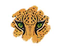 철창 안의 표범