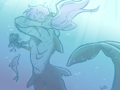 거대인어 단델AU