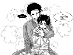 식구재익 낙서 + 이상한 스티브 낙서