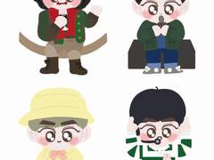 준면 무테스티커 도안 1, 2