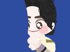 웃는남자 재연 나눔 떡메모지 도안