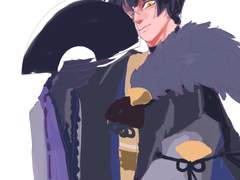 [음양사/팬아트] 요호 <부채> <엿보다>