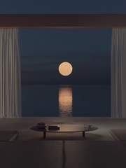 달이 떴다고 연락을 주시다니요, 그런일로 전화하지마세요. 국제전화 비싸요