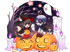 토뿌(@E_eichi_H)님 할로윈 고정틀 SD커미션!