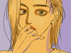 야밤에 그림연습