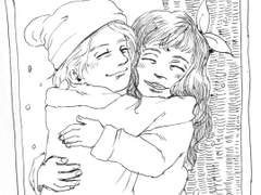 어린 피터 & 동생들 낙서