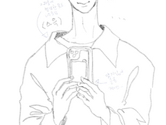 케이스가맞지않아슬픈미녀니