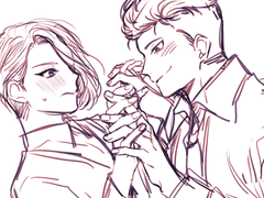 간만에 견술 낙서