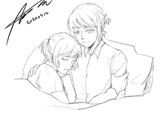 쿤에 기대 자는 밤 낙서