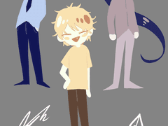 쿤이랑 비올레랑 자왕난 낙서