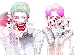 자누스노 화보엔 조커 컨셉