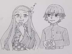 젠이츠는 훈련이 끝나고 사탕을 사요