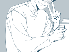 ??? : 아카아시, 여기 봐!