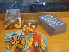 타로에서의 4원소 (불/물/공기/흙)