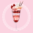 딸기초코마시멜로밀크티