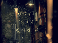 안개비에 어깨가 젖어갈 때. 8