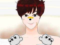 스티커 희철로 그림 연습