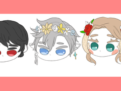 콩떡 빵떡 커미션~!