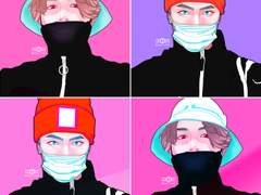 레드블루 퍼플?