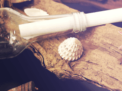 Letter in Glass Bottle