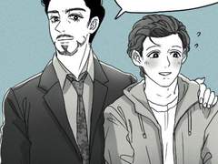 [토니피터] 어벤져스에게 피터 소개하는 만화+그림들