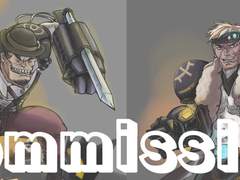 감자박스 그림 물물교환 커미션