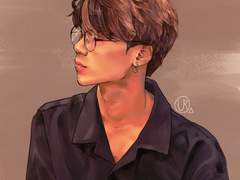 최산을 작풍으로 그려보았다