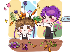 화관 뽀시래기 (+ 슙진셀카기원)
